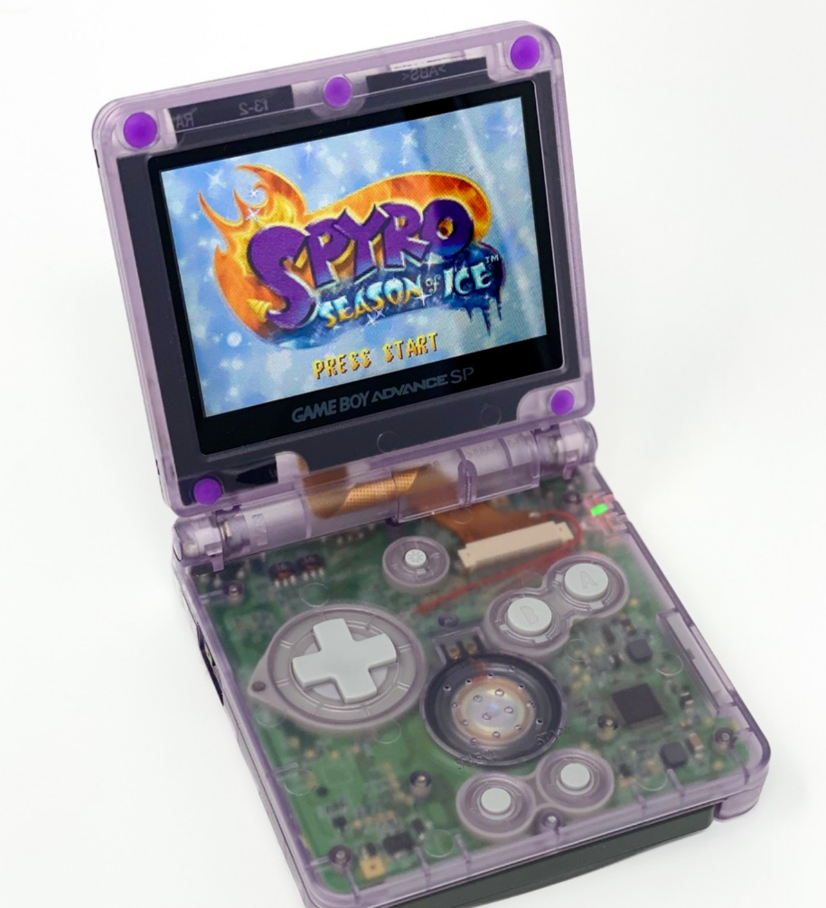 Nintendo Game Boy Advance GBA SP System CUSTOM! Super Bright!