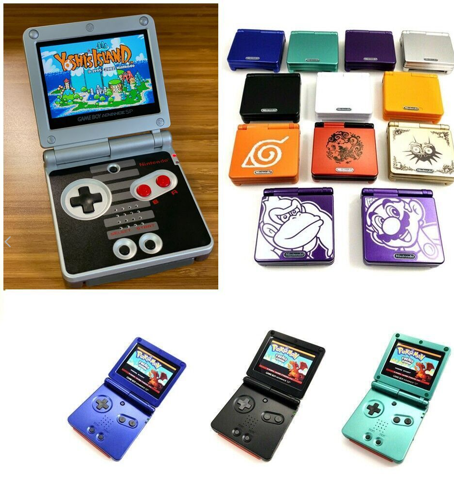 Nintendo Game Boy Advance GBA SP System CUSTOM! Super Bright!