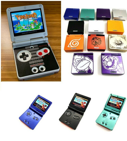 Nintendo Game Boy Advance GBA SP System CUSTOM! Super Bright!