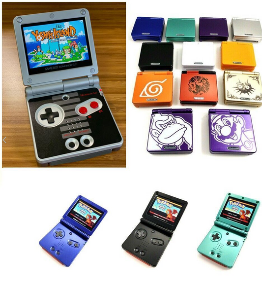 Nintendo Game Boy Advance GBA SP System CUSTOM! Super Bright!