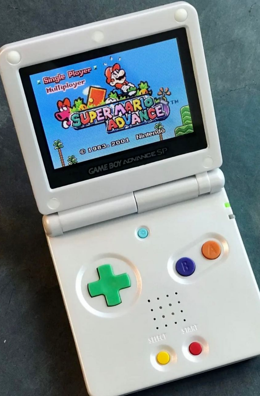 Nintendo Game Boy Advance GBA SP System CUSTOM! Super Bright!